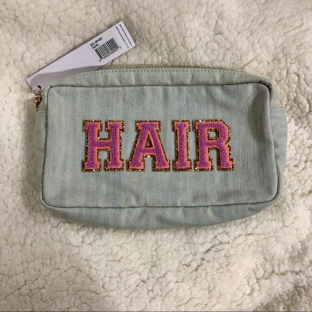 NEW SCL Hair Denim Small Pouch